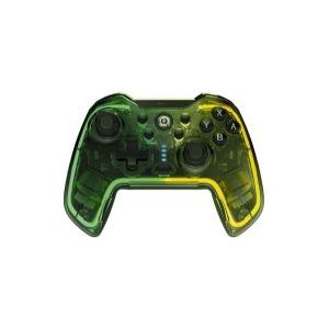 Canyon GPW-02, Bluetooth Controller with built-in 800mah battery, BT 5.0, 2M Type-C charging cable , Bluetooth Gamepad for Nintendo Switch / Android / Windows ( RGB Lighting ),152*110*55mm, 232g, black