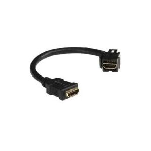 SCHNEIDER ELECTRIC HDMI Keystone auf HDMI Buchse Verlängerungskabel, HDMI V2.0, Länge 20 cm