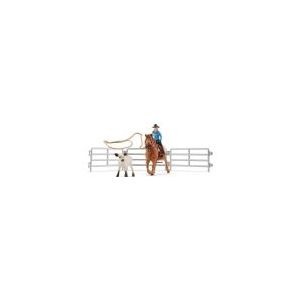 schleich Cowgirl Team Roping Fun, 3 Jahr(e), Mehrfarbig