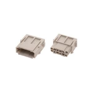 HARTING HAN DD Modul 6B, 10B, 16B, 24Bfür 12 Crimphülsenmax 2,5mm2, Buchsenteil - (2 Stk.)