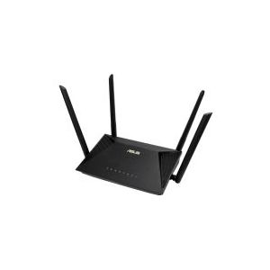 ASUS RT-AX1800U, Wi-Fi 6 (802.11ax), Dual-band (2.4 GHz / 5 GHz), Ethernet LAN, Black, Tabletop router