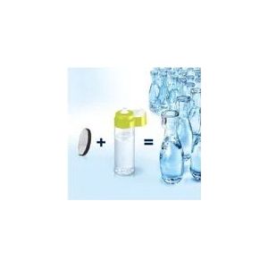 Brita Fill&Go Vital, Wasserfiltration Flasche, 0,6 l, Grün, Transparent