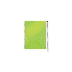 Notizbuch leitz wow, a4, liniert, grün