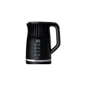 Adler AD 1350 1.7L temperaturgesteuerter LED-Wasserkocher Schwarz (AD 1350)