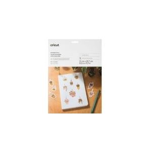 Cricut bedruckbare Aufkleberfolie für Schneideplotter 21 cm x 29.7 cm weiß