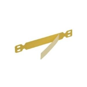 BRADY Laminatbalken gelbes Markierungsfeld 130x15mm, gesamt 178x15mm1 Packung mit 50 Stück