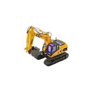 Revell 24924 RC Bagger mit 6-CH 2.4 GHz Fernsteuerung, Outdoor-tauglich, Schaufel und Baumgreifer aus Metall, griffiger Kettenantrieb, Originalgetreu, einzeln steuerbare Teile-Digger 2.0, bunt, 96 Jahr(e), Kunststoff