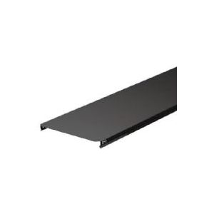 Boden für Csslr Plus Gitterrinne, Kabelrinne und Kabelleiter, Breite 400 mm, Länge 3000 mm, schwarzes Zink, mit „Click“-Funktion – (3 Meter)
