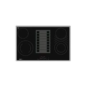 Neff T18BD3AN0, Schwarz, Edelstahl, Integriert, 80 cm, Keramik, 4 Zone(n), 4 Zone(n)
