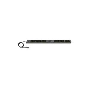 Eaton G4 - Basic - Stromverteilungseinheit (Rack-Version) - AC 200-240 V - 3,7 kW - 1-phasig - Eingang: IEC 60320 C20 16A - Ausgangsanschlüsse: 24 (12 x IEC 60320 C13, 12 x IEC 60320 C39) - 0U - 3 m Kabel - schwarz