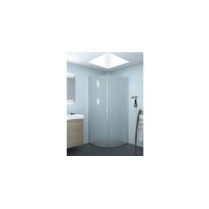 Halbrunde Tür 200x72-74cm satiniert/Eisglas