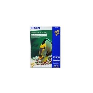 Epson Premium - Glänzend - A4 (210 x 297 mm) - 255 g/m² - 20 Blatt Fotopapier - für EcoTank ET-2650, 2750, 2751, 2756, 2850, 2851, 2856, 4750, 4850