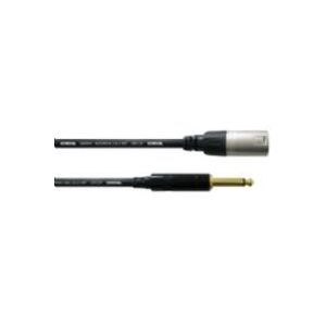Cordial CCM 5 MP, XLR (3-pin), Männlich, 6.35mm, Männlich, 5 m, Schwarz