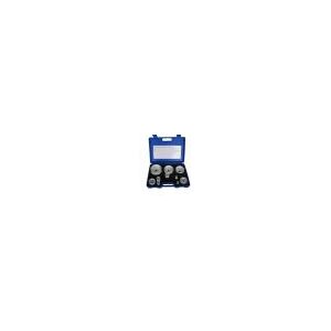 VIKING Lochsägen-Set S-1000 HSS Bi-M 8-Kobalt 19-114mm Industrie-Set 15 Lochsägen Verlängerung und 3 Halterungen
