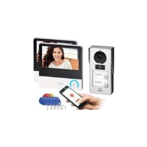 Orno PAVONIS MULTI, Zweifamilien-Video-Gegensprechanlage, 4-Draht, 7, Wi-Fi, Touchscreen, Full HD, RFID