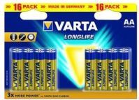 Varta BV-LL 16 AA, Einwegbatterie, AA, Alkali, 1,5 V, 16 Stück(e), Blau, Gelb