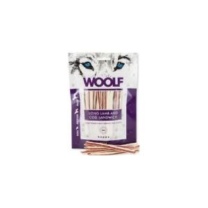 WOOLF 100g SOFT LAMB AND COD SANDWICH LONG