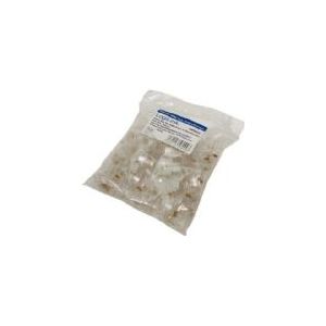 LogiLink MP0002, RJ-45, Transparent, Männlich, Cat5e, Gold, 100 Stück(e)