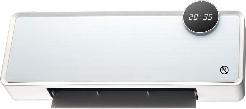 Keramische wandverwarming met Wifi thermostaat