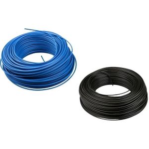 Extra soepele aansluitdraad t.b.v folie van 2,5 mm² 2 x 10 meter