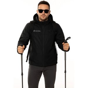 Infrarood verwarmde jas - Zwart - WarmStay - Hoodie Man