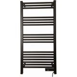 Slimme elektrische handdoekradiator met thermostaat black  425Watt