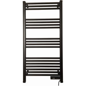Slimme elektrische handdoekradiator met thermostaat black  425Watt