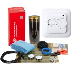 50cm - 140Watt m² folie set eenvoudige manual QH-671