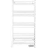 Slimme elektrische handdoekradiator met thermostaat white 425Watt