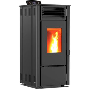 Pelletkachel - 7.7 kW 70-80 m2 - 5 niveaus - timer -  CR12