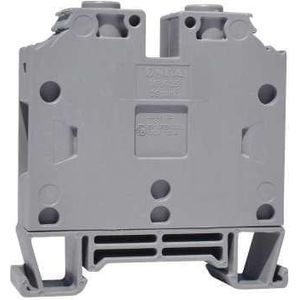 ONKA 35mm2 Schroefrailklemmenblok DIN-railklem 2-draads grijs, 1010082