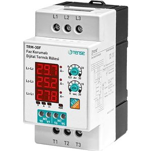 Digitaal overstroomrelais met spanningsbeveiliging en 3×3-cijferig LED-scherm TRM-30F