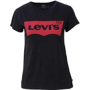 Levi`s T-Shirt Woman Color Black Size XS