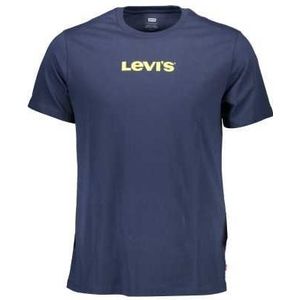 LEVI'S MEN'S BLUE SHORT SLEEVE T-SHIRT Color Blue Size 2XL