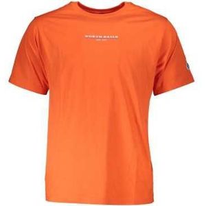 NORTH SAILS ORANGE MAN SHORT SLEEVE T-SHIRT Color Orange Size L