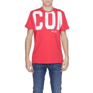 Icon T-Shirt Man Color Red Size L