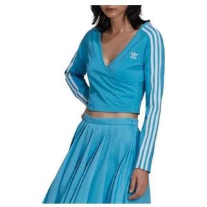 Adidas T-Shirt Woman Color Azzurro Size 38