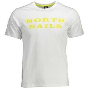 NORTH SAILS WHITE MEN'S SHORT SLEEVE T-SHIRT Color White Size XL