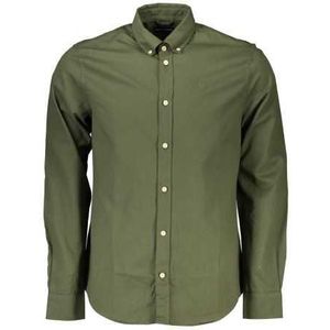 NORTH SAILS GREEN MEN'S LONG SLEEVED SHIRT Color Green Size M