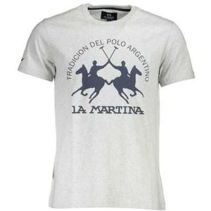 LA MARTINA T-SHIRT SHORT SLEEVE MAN GRAY Color Gray Size 3XL