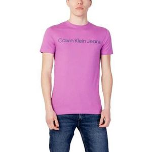 Calvin Klein Jeans T-Shirt Man Color Viola Size XS