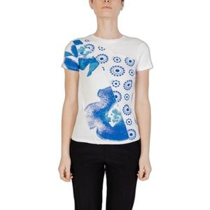 Desigual T-Shirt Woman Color Blue Size S