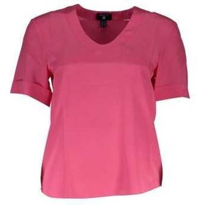 GANT WOMEN'S SHORT SLEEVE T-SHIRT PINK Color Pink Size 34