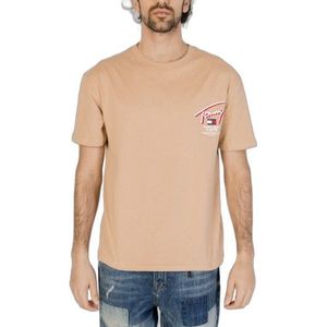 Tommy Hilfiger Jeans T-Shirt Man Color Beige Size L