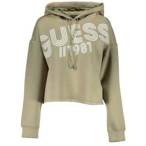 GUESS JEANS SWEATSHIRT WITHOUT ZIP WOMAN GREEN Color Green Size XS