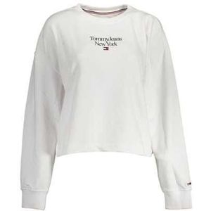 TOMMY HILFIGER WOMEN'S WHITE SWEATSHIRT WITHOUT ZIP Color White Size L