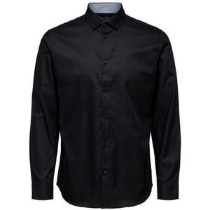 Selected Shirt Man Color Black Size S
