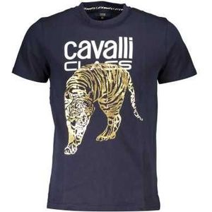CAVALLI CLASS T-SHIRT SHORT SLEEVE MAN BLUE Color Blue Size XL