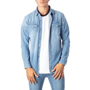 Jack & Jones Shirt Man Color Blue Size XL