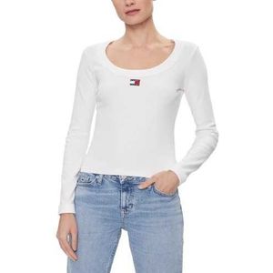Tommy Hilfiger Jeans T-Shirt Woman Color White Size L